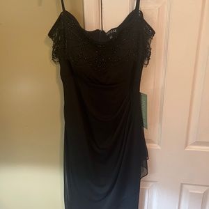 Black evening dress